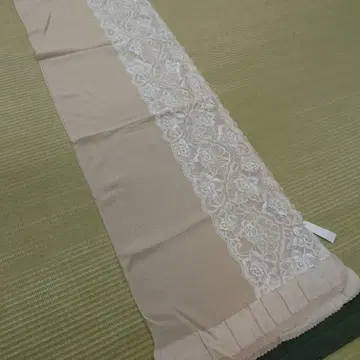 별주 레이스 부착 순수 실크 크레이프 오비아게 미사용 새상품 창작품