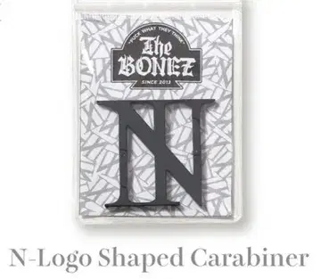 The BONEZ N-Logo Shaped Carabiner 카라비너