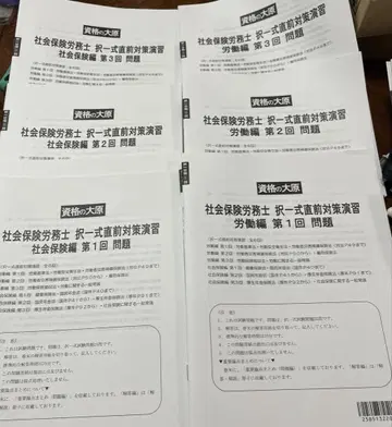 2025년 사회보험노무사 선택식 직전 대책 연습 123세트