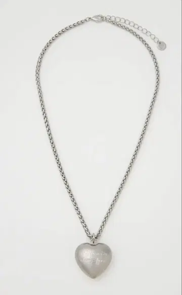 LAGUA GEM HEART TICK CHAIN 목걸이