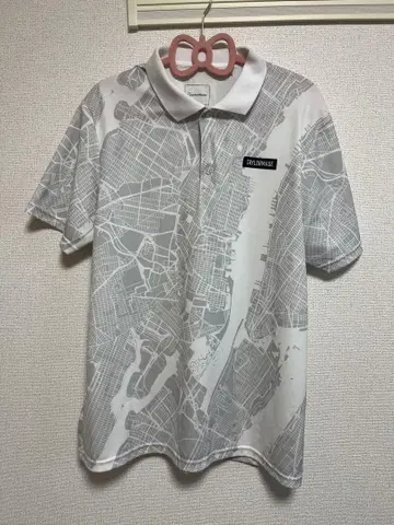 TaylorMade 지도 도안 피케 셔츠 O 사이즈