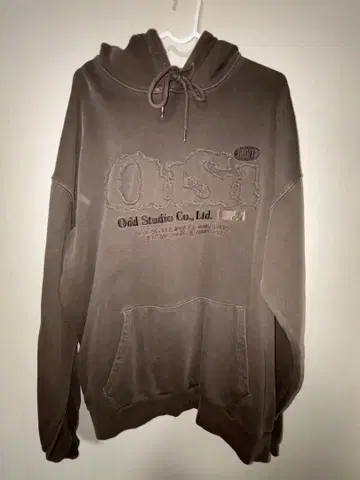 Odd Studio 브라운 후드티