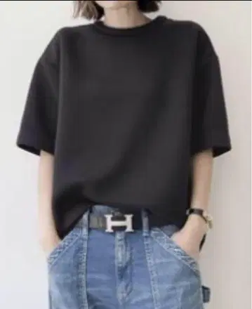 일본제 블랙 반팔 티셔츠