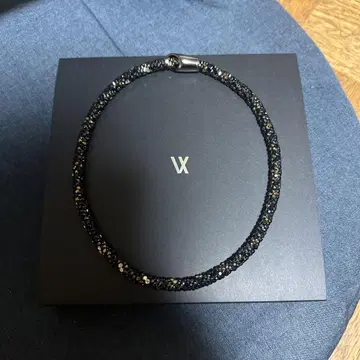 VARTIX 해시태그 러브 목걸이 블랙 맘바 9mm