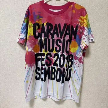 아키타 CARAVAN MUSIC FES 2018 티셔츠 타카하시 유