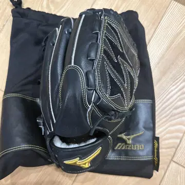(새상품급) Mizunopro 블랙 투수용 연식 그로브