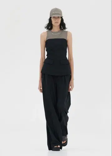 25SS HYKE VIYELLA STRAPLESS TOP