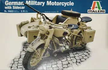 ITALERI 7403 독일군 바이크 1:9