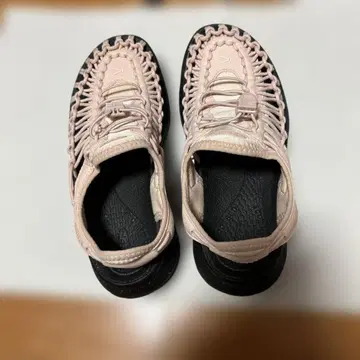 KEEN 스포츠 샌들 핑크 뜨개질