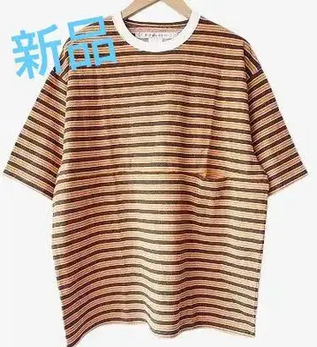 미사용 새상품! EEL Products 이 유루리 Tee 1/2 보더