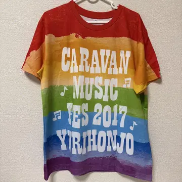 아키타 CARAVAN MUSIC FES 2017 티셔츠 타카하시 유
