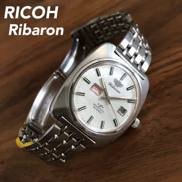 [RICOH] 리바론 자동 수동 와인딩 실크 다이얼 실버