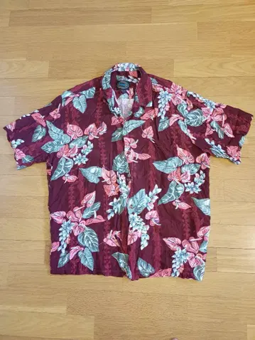[새상품급] 하와이산! 빈티지 90년대 알로하 셔츠 Hawaii