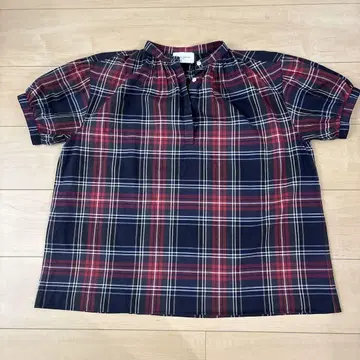 UNITED ARROWS 반팔 체크 셔츠