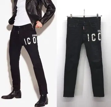 디스퀘어드 스케이터 ICON 스트레치 슬림 데님 팬츠 42