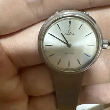 OMEGA DE VILLE 수동 와인딩 시계 실버