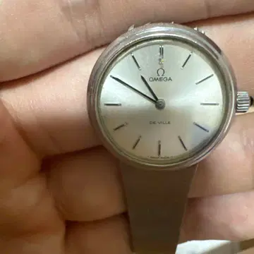 OMEGA DE VILLE 수동 와인딩 시계 실버