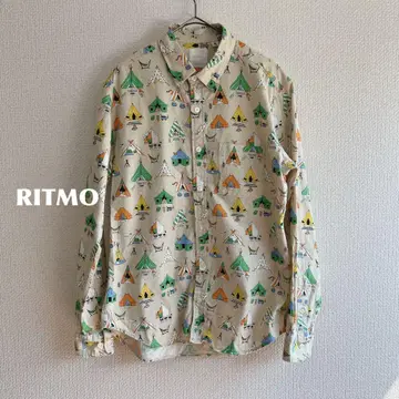 RITMO 텐트 패턴 셔츠 m333