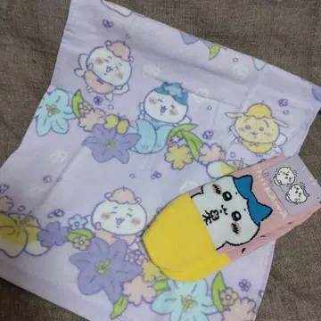 치이카와 (먼작귀) 타월 & 양말
