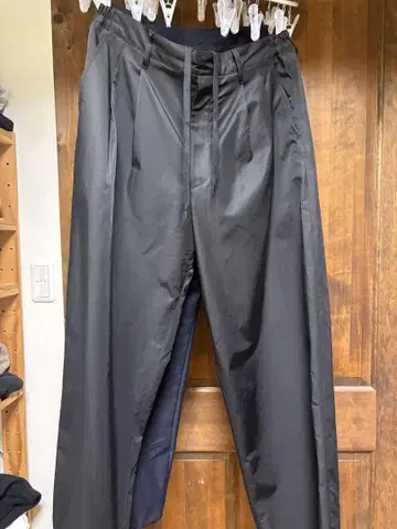stein WIDE EASY TWO TUCK TROUSERS