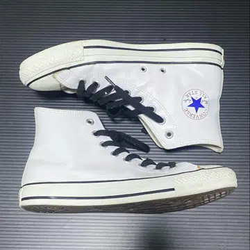 컨버스 가죽 화이트 CONVERSE ALL STAR HI 26cm