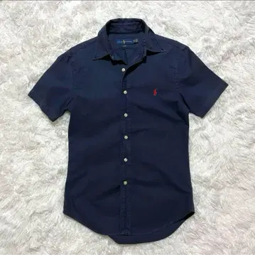 새상품급 Ralph Lauren 반팔 셔츠 네이비