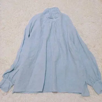 journal standard luxe L 바지 하이넥 퍼프 슬리브