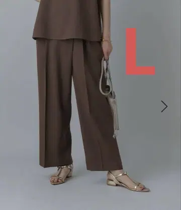 린넨 라이크 랩 와이드 팬츠 글로벌 워크