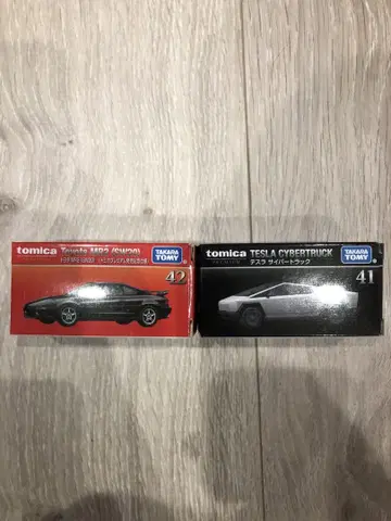 토미카 도요타 MR2 (SW20) & 테슬라 사이버트럭 미사용