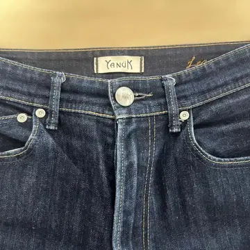 YANUK 다크 블루 스트레이트 데님