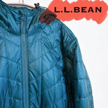 L.L.BEAN 다크 틸 퀼팅 재킷
