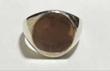 UNKNOWN. U021 ' SIGNET ' RING / SILVER