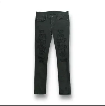 hysteric glamour studs pocket lace denim