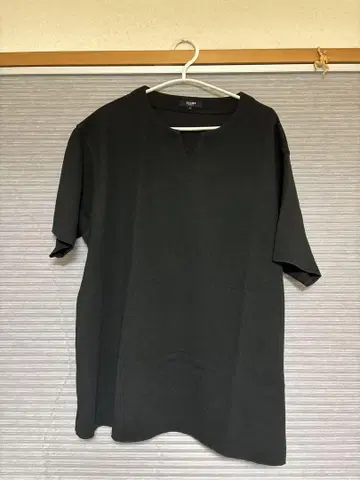 BEAMS HEART 블랙 V넥 티셔츠 L