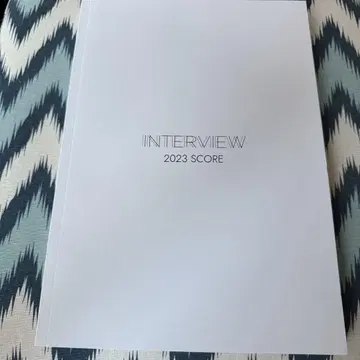 한국 뮤지컬 인터뷰 2023년 피아노 스코어