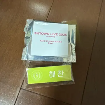 NCT 127 해찬 네임 배지