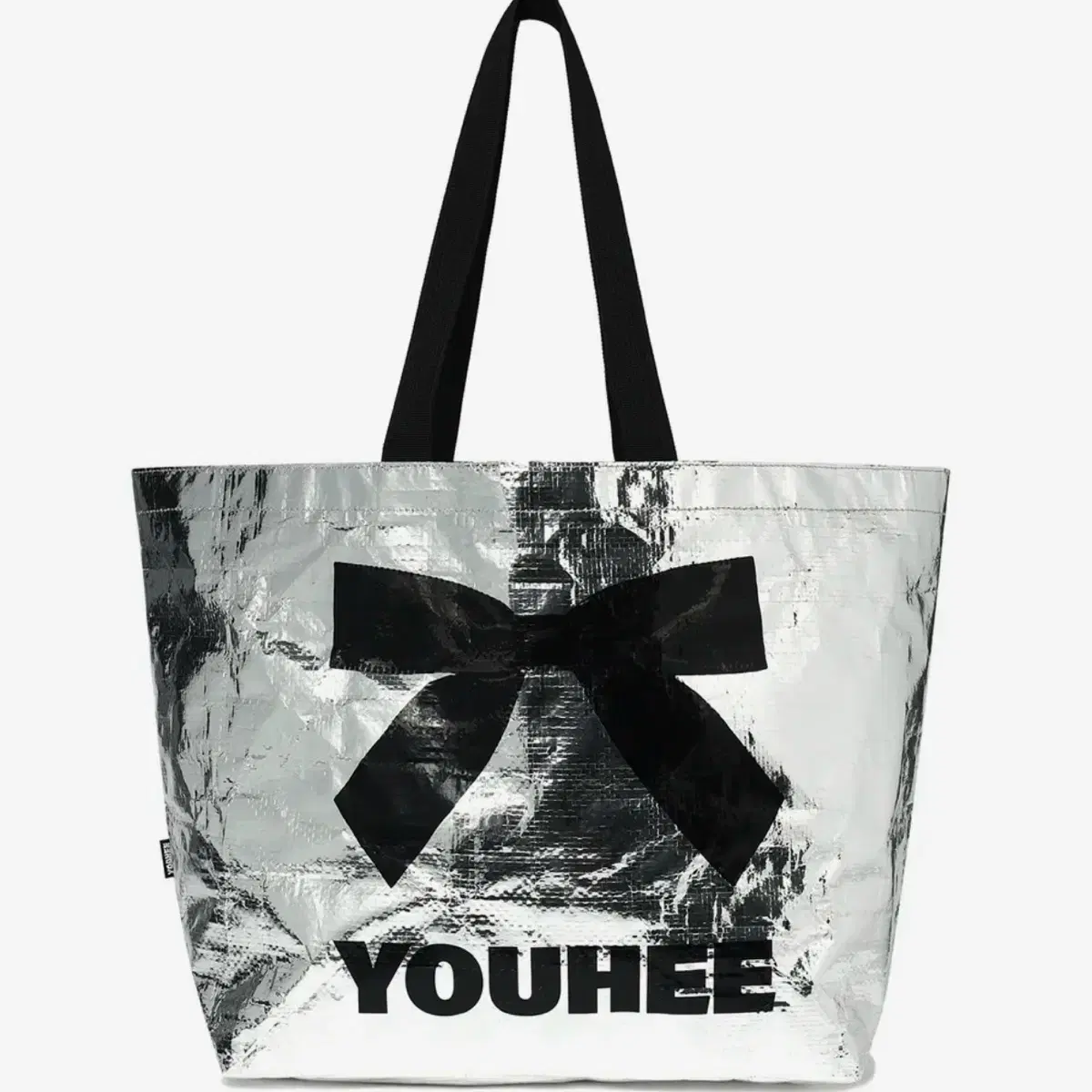 YOUHEE SHOPPER BAG SILVER #Yoohee,#유희,#실버백,#가방,#리 YOUHEE SHOPPER BAG SILVER #Yoohee,#유희,#실버백,#가방,#리