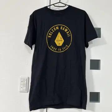 택 포함 새상품 VOLCOM 하와이 프린트 티셔츠 서퍼 남성용 티셔츠