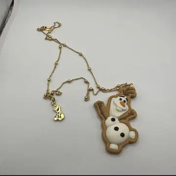 Q-pot. Disney 슈가 쿠키 목걸이 올라프