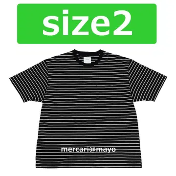 KAJA HIGH GAUGE BORDER POCKET TEE