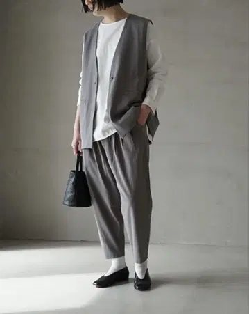 evam eva cotton tuck pants cotton vest