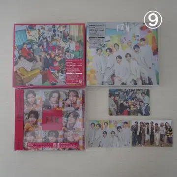 timelesz FAM 초회 A, B, 일반반 3형태 세트 9