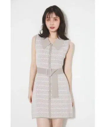 rienda 슬리브리스 원피스