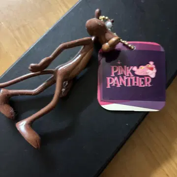 핑크 팬서 PVC 키링 초코 컬러