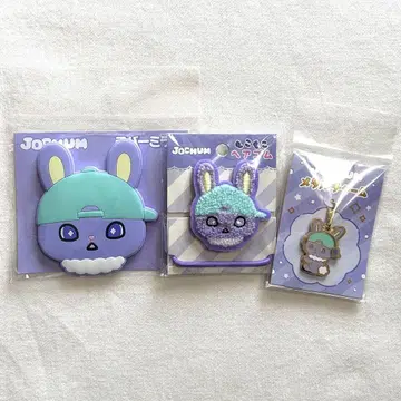 JOCHUM 치마타 몽글몽글 머리끈 거울 참 3종 세트
