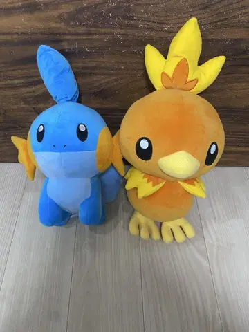 포켓몬 엄청 폭신폭신 봉제인형 아차모 & 물짱이 2개 세트 택 포함