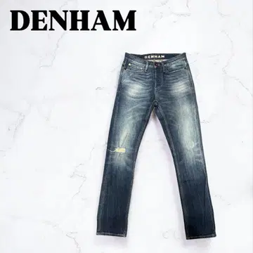 DENHAM 덴함 데님 팬츠 청바지 데미지 가공 청바지 데님