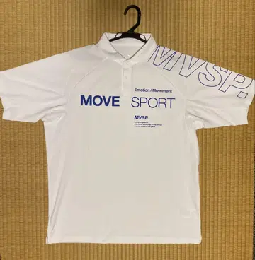 MOVE SPORT 피케 셔츠 화이트