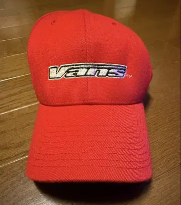 [ Vans ] 90년대~00년대 반스 캡 FLEXFIT 빨간색