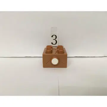 레고 듀플로 특수 부품 블록 동물의 울음소리 소리가 나는 브라운 계열